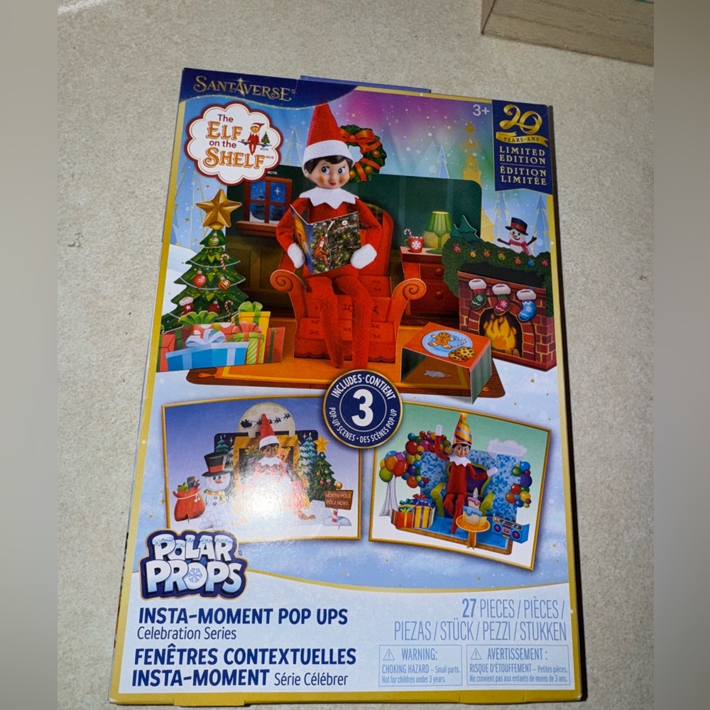 The elf on the shelf Christmas insta-moment props